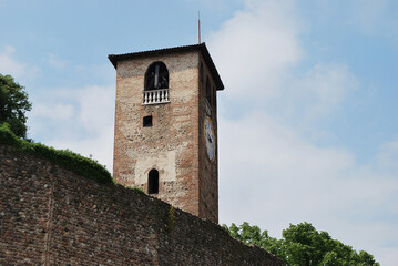 Fototapeta premium Il castello di Volta Mantovana in provincia di Mantova, Lombardia, Italia.