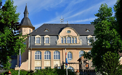 Fototapeta na wymiar Remich; Luxembourg- august 11 2021 : picturesque city in summer