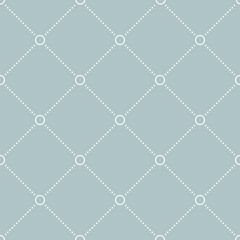 Geometric dotted blue and white pattern. Seamless abstract modern light blue and white texture for wallpapers and backgrounds