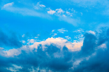 Fototapeta na wymiar Background with the image of the sky
