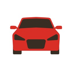 Obraz premium car front view icon vector design