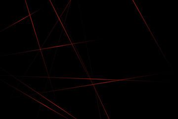 Abstract black with red lines, triangles background modern design. Vector illustration EPS 10.
