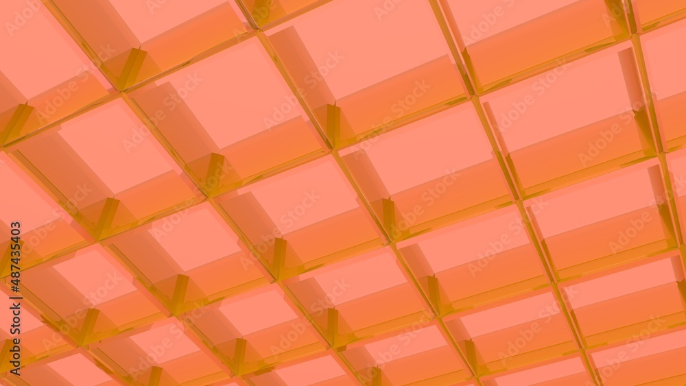 Poster abstract mesh background of lines and polygons.