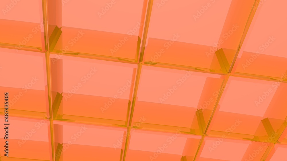 Poster abstract mesh background of lines and polygons.