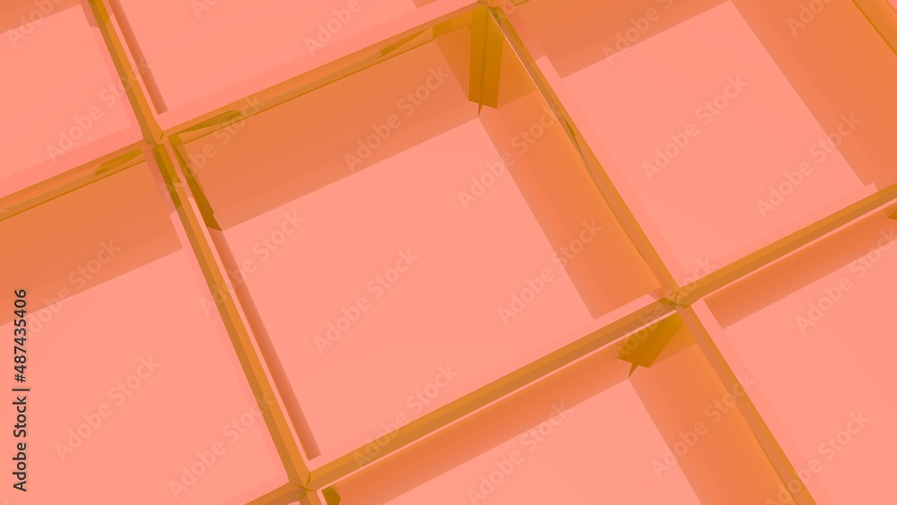 Poster abstract mesh background of lines and polygons.