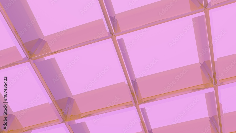 Poster abstract mesh background of lines and polygons.