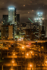 Fototapeta na wymiar Estação de energia em São Paulo