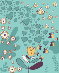 seamless floral pattern