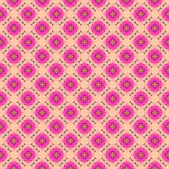 Multi color seamless pattern texture and template. Multicolored. Colorful ornamental graphic design. Colored mosaic ornaments. Vector illustration. EPS10.