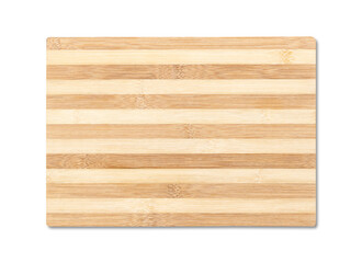 Empty wooden board with copy space isolated over white background