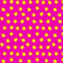 Pencil drawn yellow stars clipart, starry elements, isolated stars pattern, starry skies, twinkle, pink