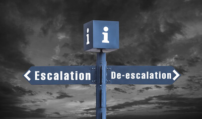 Escalation or de-escalation