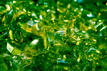 Fototapeta na wymiar Full Quartz stone crystals on polished slab frame of colorful gemstones texture. Natural mineral stones close up
