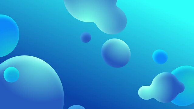 Beautiful blue gradient color. High quality abstract loop background
