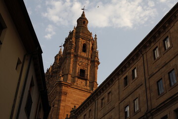 La belleza de Salamanca (España) al atardecer