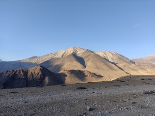 Mountain of Mustang which is way to Kagbeni to Muktinath temple 