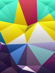 Obraz premium Abstract Colorful Geometrical Artwork,Abstract Graphical Art Background Texture,Modern Conceptual Art,Synthwave Aesthetic Poster Print, 3D Rendering 