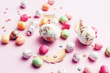 easter bright holidays background 
