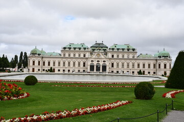 Fototapeta premium arquitectura, arte, viajes, castillos, naturaleza, paisaje, Austria, Viena, mundo, belleza, jardines