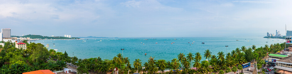 Pattaya Beach in Thailand - obrazy, fototapety, plakaty