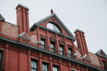 red brick building