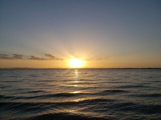 Sunset at Porto Alegre, Brazil