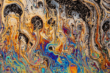 石鹸膜の表面模様