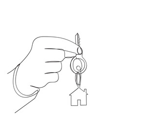 Continuous Line Drawing Of Minimalism Most Professional Builders in Home