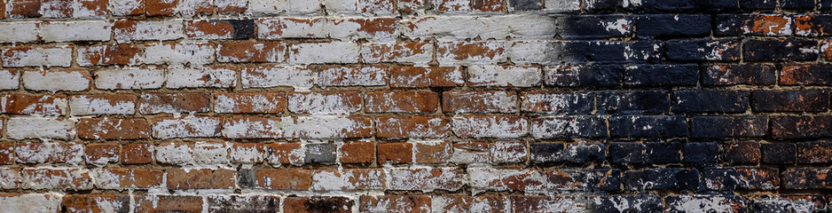 Brick wall with grunge look for background use.
