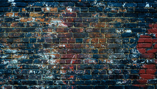 graffiti brick wall drawing