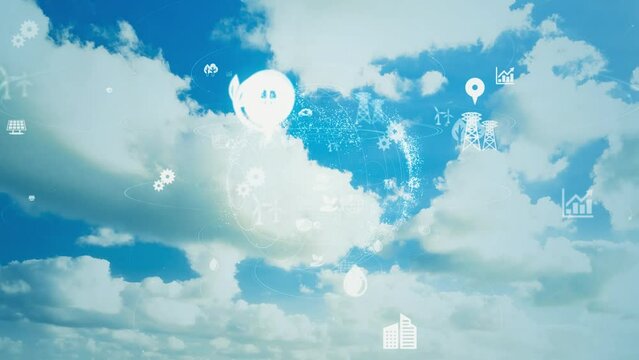 Environmental technology concept. Sustainable development goals. SDGs.