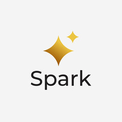 Obraz premium Simple and Elegant Spark Logo Design Ideas