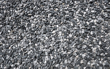 Gravel texture of small stones for background use.