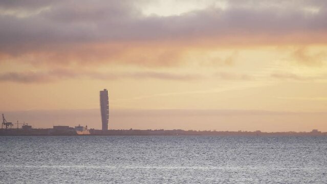Video of Malmo Sweden Skyline