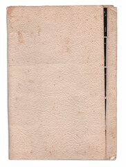 OLD PICTURE PAPER FOLDED AND CRUMPLED