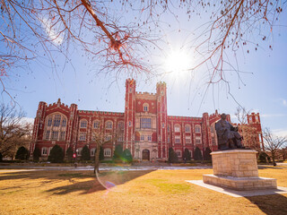 Sunny view of The Evans Hall