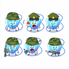 A charming soldier crystal heart necklace cartoon picture bring a gun machine