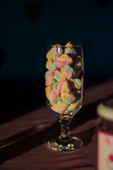 copa con malvaviscos