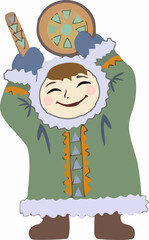 hunter,child,cartoon,fishing,boy