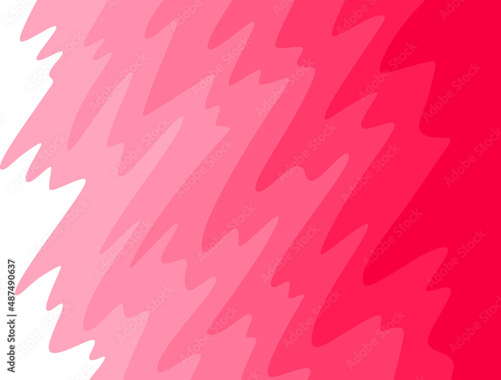 Poster simple background with pink gradient waving lines pattern
