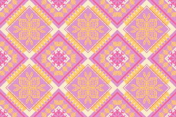 Geometric ethnic oriental traditional pattern.Figure tribal embroidery style.Design for wallpaper,clothing,wrapping,fabric,vector illustration