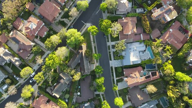 Century City & Westwood in Los Angeles California Drone Aerial 4K Footage
