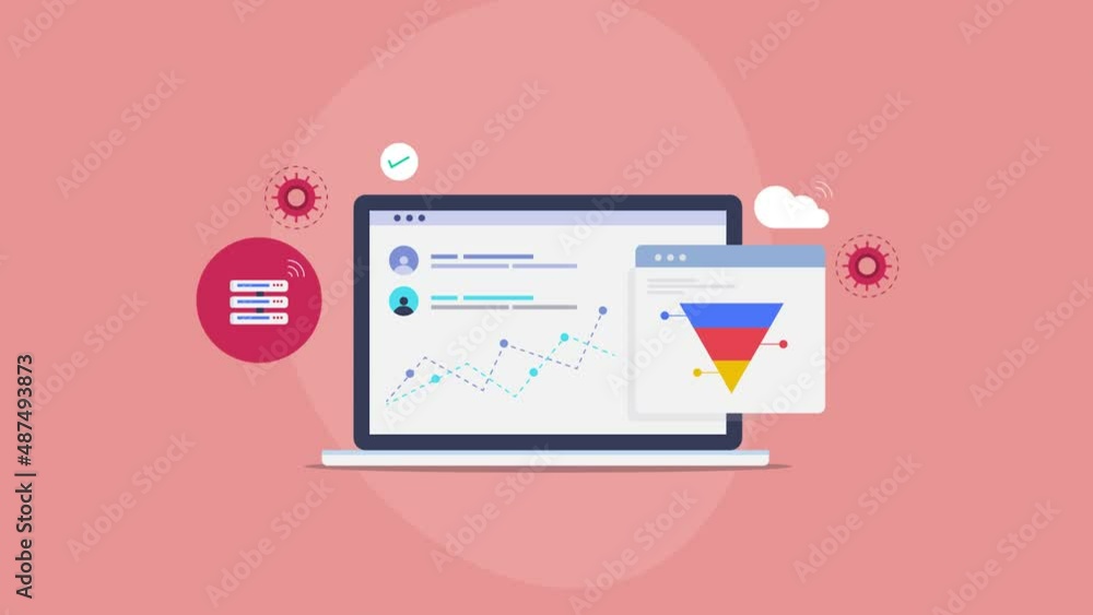 Poster sales software digital application - saas technology - cloud computing business analytics solution c