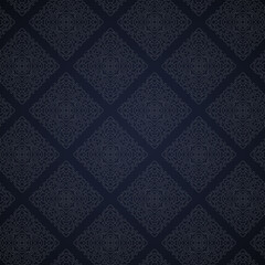 seamless damask floral wallpaper, Seamless wallpaper pattern in vintage style Vector illustration.