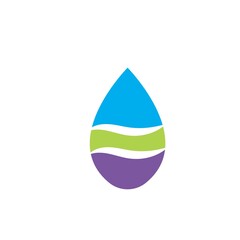 Water drop Logo Template vector