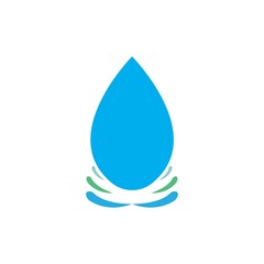 Water drop Logo Template vector