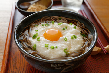 月見とろろそば