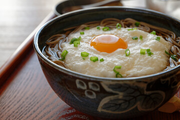 月見とろろそば