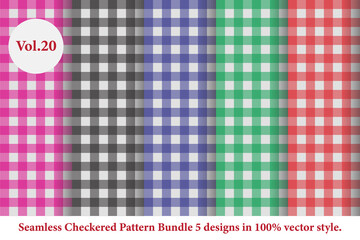 checkered pattern Vol.20,vector tartan,fabric texture in retro style,abstract colored

