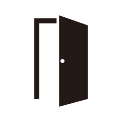 door icon vector symbol illustration on white background